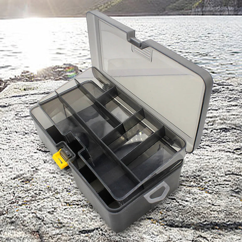 Portable Lure Tackle Box Removable Plastic Fishing Tackle Box Fake Bait Hook Fishings Gear Tool Storage Box For Fishing Bait