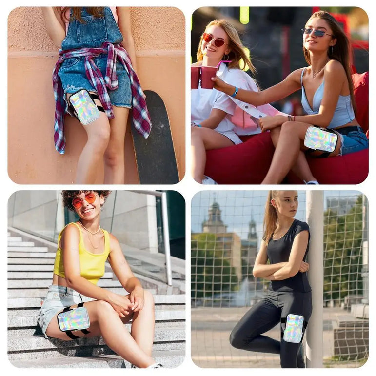 Carnival Thigh Bag For Women Travel Leg Pack Adjustable Strap Leg Harness Bag Stylish Women Thigh Harness Leg Bag Comfortable