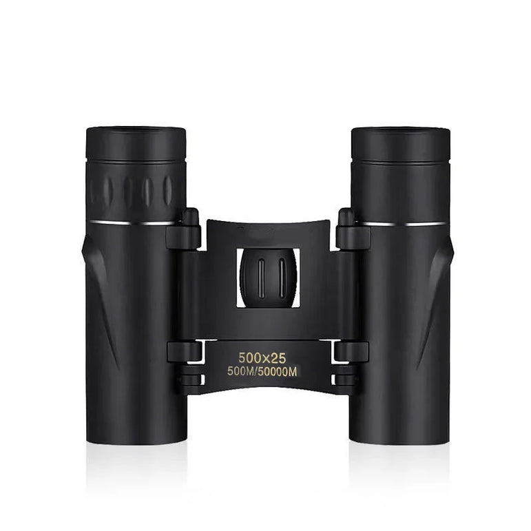 HD Powerful Binoculars, 500x25 5000M Long Range Folding Mini Telescope, for Hunting Sports Outdoor Camping Travel Outdoor Gifts