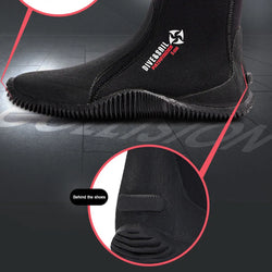 5MM Neoprene Diving Boots Non-slip Beach Water Boots Unisex Waterproof Snorkeling Fin Sock Wetsuit Water Shoes For Water Sport