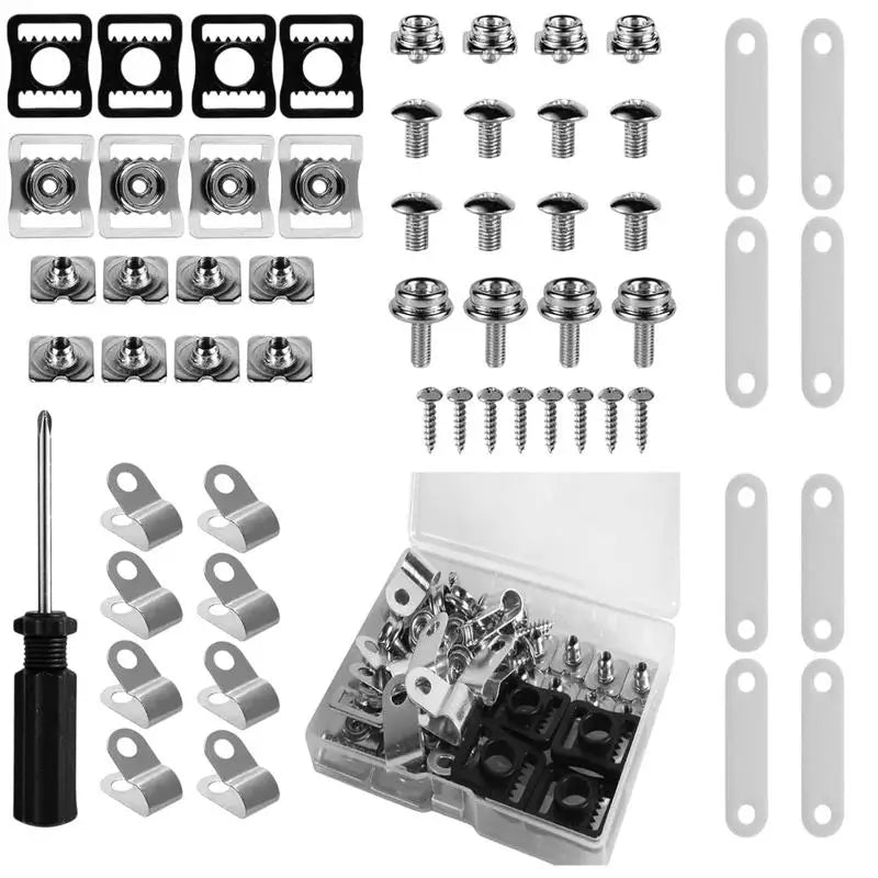 Ice Hockey Helmet Repair Accessories 57pcs Football Baseball Hockey Softball Helmet Repair Kit Replacement screw parts Tools