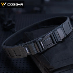 IDOGEAR 2 inch Tactical Belt LSR MOLLE Quick Release Metal Buckle Lightweight Man Outdoors Training Waistband 3433