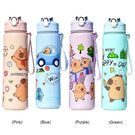 700ml Capybara Cute Water Cup with Straw & Handle Sports Water Bottle Portable Drinking Bottle for Boys Girls Daily Use