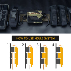 IDOGEAR Tactical Foldable Recycling Bag Dump Pouch MOLLE Drop Pouch durable Mini  35116