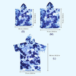 Surf Poncho Towel Microfiber Fabric Microfiber Beach Blanket Quick Dry Beach Poncho with Large Pockets for Surfer Swimmer Diver