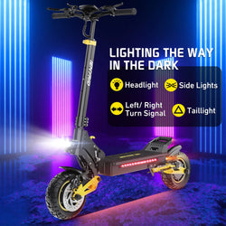 IENYRID IE-ES1 Foldable Electric Scooter 2x1200W Dual Motor Peak 3000W 48V20.8Ah Lithium Battery E-Scooter 10-inch Tires