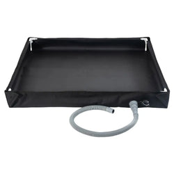 Portable Shower Pan Camping Shower Base Camping Shower Tent Floor Base for RV Outdoor Camping Shower Beach Pet Bath
