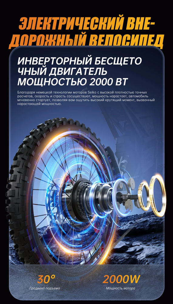 FVKING E6 Electric Bike Adults 3000W Peak Gear Hub Motors Electric Motorcycle 52V40AH Battery Speed 60Kmh Mountain E-bikes GT73
