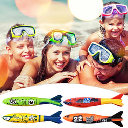 Kids Summer Shark Rocket Throwing Toy Swimming Pool Dive Game Water Fun Games Pool Toys Baby Water Educational Bath Toys Gifts