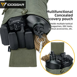 IDOGEAR Tactical Micro Dump Pouch MOLLE Roll-Up Mag Recycling Pouch Foldable 35111