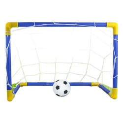 Folding Mini Football Soccer Ball Plastic Removable Goal Post Net Set High-strength Kids Indoor Outdoor Child Birthday Gift