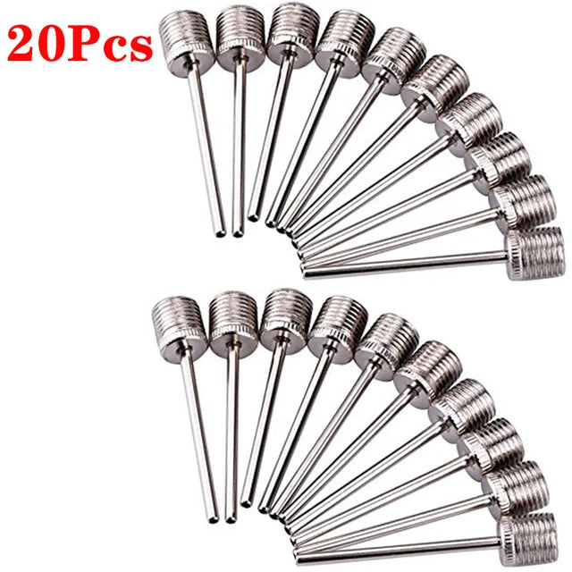 5/10/20pcs Sport Ball Inflating Pump Needle For Football Basketball Soccer Inflatable Air Valve Adaptor Stainless Steel Pump Pin