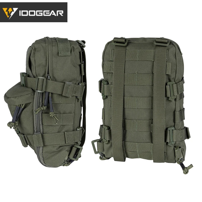 IDOGEAR Hydration Backpack Assault Molle Pouches Mini Tactical Outdoor Sport Water Bags 3530