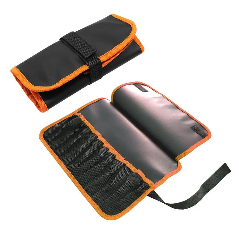 12 Slots Portabale Fishing Lure Spoon Bag Foldable Fishing Jig Bag Fishing Tackle Pocket Bag Organizer For Baits Hooks Lines