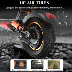 Electric Scooter IENYRID M4 Pro S+ 800W Motor 48V 12.5AH Battery 10"Tire Escooter 45km/h Max Speed Disc Brake LCD Display