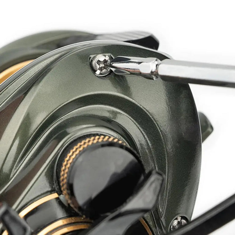 Fishing Reel Repairing Tool Stainless Steel Cleaning Maintenance Tool Fishing Reel Cleaning Kit Compact Fishing Repair Kit