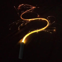 LED Whips LED Light Up Swivel Dancing Fiber Optic Whips Reusable Battery Powered Fiber Optic Whip Glowing Whips With 4 Variable