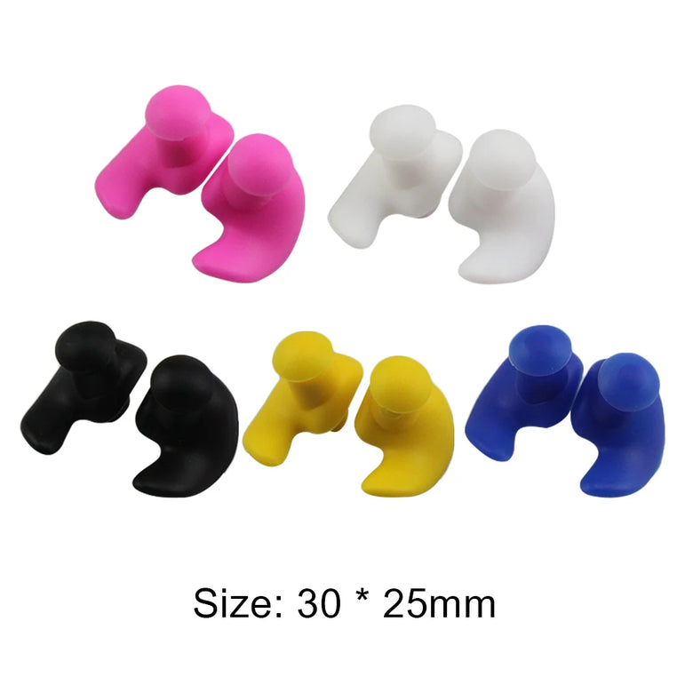 Swimming Ear Plug Sleeping Ear Plugs Sound Insulation Silicone Diving Ear Plugs Waterproof Noise Reduction for Hearing Safety