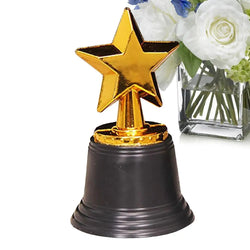 Star Gold Award Trophies Recognition Award Golden Trophies Prize for Kids Party Favors Props Rewards Winning Prizes