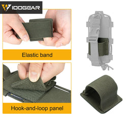 IDOGEAR Tactical Radio Pouch Gridlok BAOFENG/POFUNG UV5R UV82 Talkie Walkie MOLLE Radio Pouch 35110