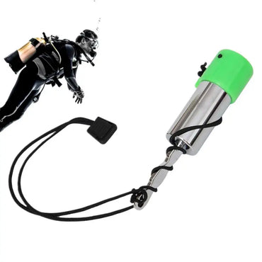 Scuba Diving Safety Tank Signal Shaker Rattle Noise Maker Stainless Steel Underwater Rattle Underwater Diver Communication Stick