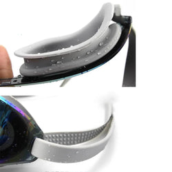 Electroplate Diving Glasses Anti-Fog Swim Pool Eyewear Adjustable Swim Sports Eyewear for Women Men Youth Kids