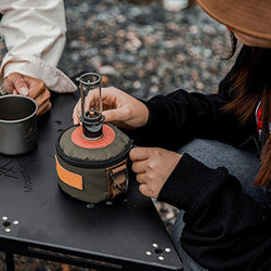 Portable Camping Gas Candle Lamp Light Outdoor Butane Gas Light Tent Lantern for Emergency Fishing Picnic Night Light Gas Lamp