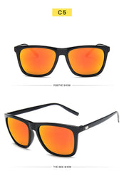 Sports Polarized Sunglasses Men Women Classic Square Plastic Driving Sun Glasses Male Fashion Black Outdoor Shades UV400