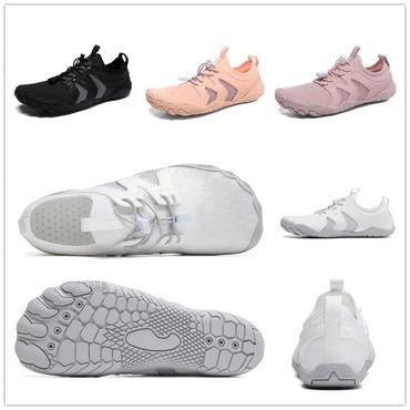 Women Men Water Shoes Five Fingers Upstream Wading Swimming Barefoot Aqua Shoes Beach Seaside Gym Fitness Unisex Sneakers New
