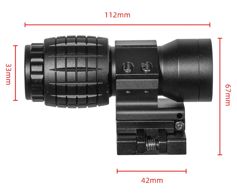 DOCTER 1x40 Red Dot 3x Magnifier Holographic Green Dot Sight  Tactical Red Dot 3x Magnifier Combination Hunting