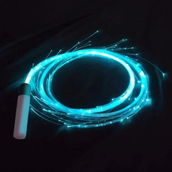 LED Whips LED Light Up Swivel Dancing Fiber Optic Whips Reusable Battery Powered Fiber Optic Whip Glowing Whips With 4 Variable