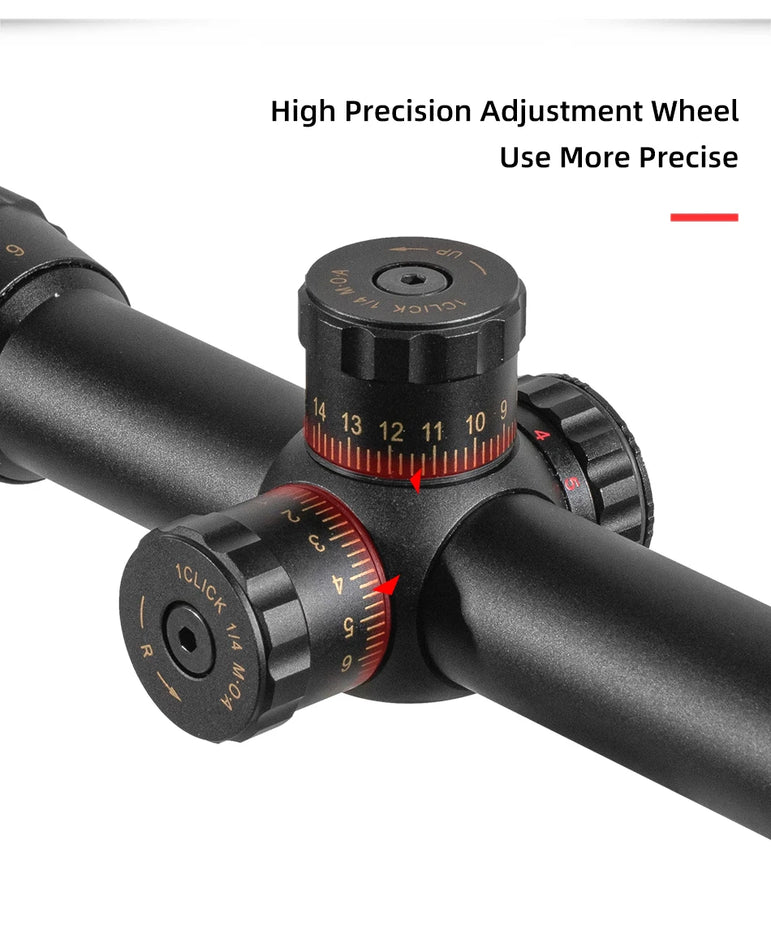 DIANA 6-24X44 Tactical Optic Cross Sight Green Red Illuminated Riflescope Hunting Rifle Scope Sniper Airsoft Air Guns