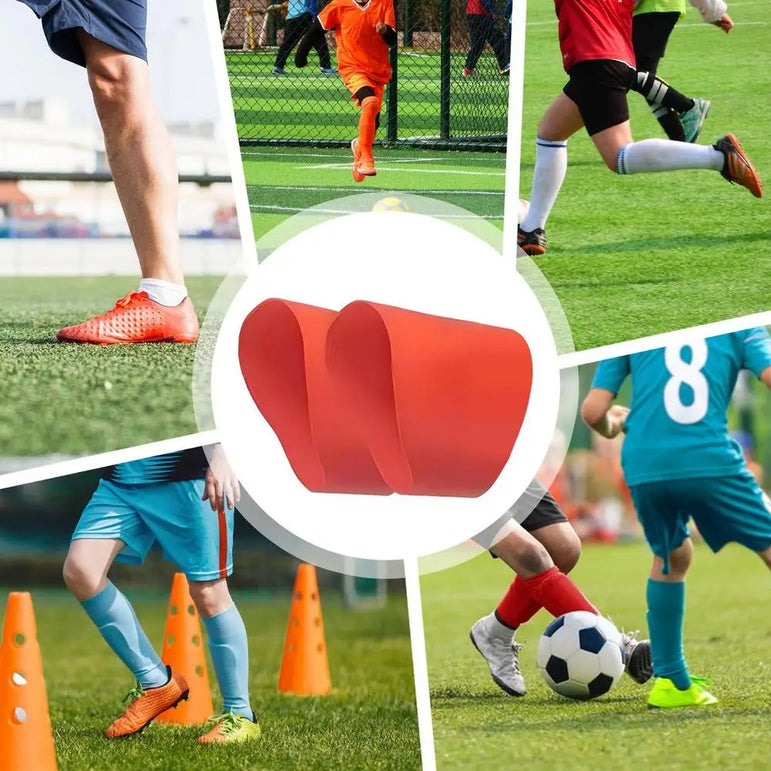 Silicone Shoelaces Covers 2Pcs Soccer Lace Bands Youth Soccer Cleat Lace Cover Sports Accessory for Football Baseball