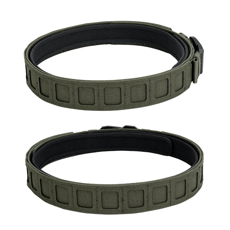 IDOGEAR 2 inch Tactical Belt LSR MOLLE Quick Release Metal Buckle Lightweight Man Outdoors Training Waistband 3433
