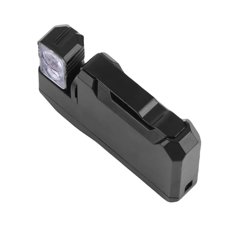 Rechargeable EDC Flashlight 400 Lumens Mini Flashlight with RGB Light Magnetic Keychain Flashlight for Outdoor Camping Hiking