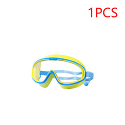 1-5PCS Swim Goggles Anti Fog Swimming Goggles Waterproof HD Swim Glasses Large Frame UV Protection Swim Goggles for Boys Girls