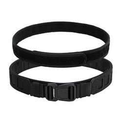 IDOGEAR 2 inch Tactical Belt LSR MOLLE Quick Release Metal Buckle Lightweight Man Outdoors Training Waistband 3433