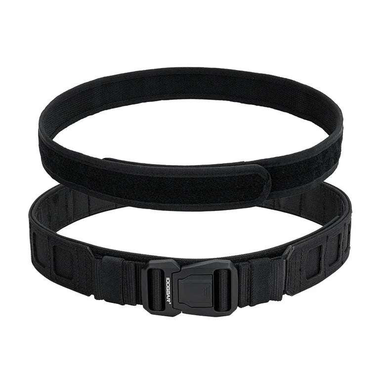 IDOGEAR 2 inch Tactical Belt LSR MOLLE Quick Release Metal Buckle Lightweight Man Outdoors Training Waistband 3433