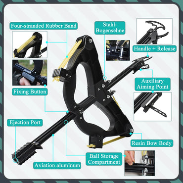 Professional Outdoor Hunting Steel Ball Bow High Power Slingshot Shooting High Quality Shooting Slingshot Recommendation