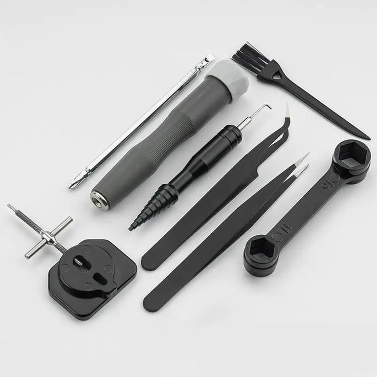 Fishing Reel Repairing Tool Stainless Steel Cleaning Maintenance Tool Fishing Reel Cleaning Kit Compact Fishing Repair Kit