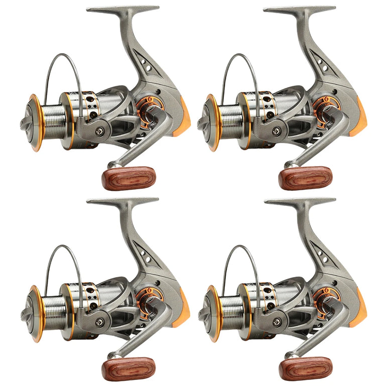 Spinning Fishing Reel 5.2/1 Gear Ratio CNC Metal Spool All Purpose Fishing Spinning Reel for Freshwater Saltwater