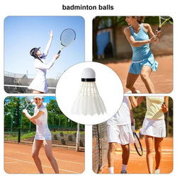 Professional Natural Duck Feather Badminton Shuttlecocks High Speed Training Badminton Ball Lightweight Shuttlecock For Training