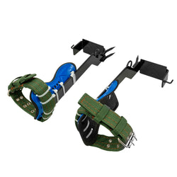 1 Pair Tree Climbing Tools Spike Set Climb Trees Rope Tool with Safety Belt for Outdoor Jungle Survival Climbing Fruit Picking
