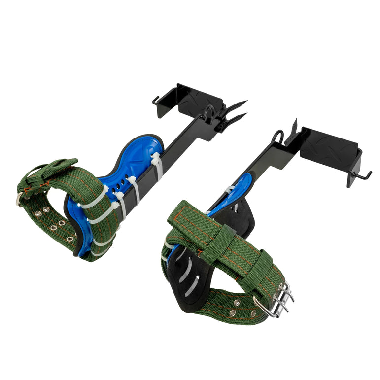 1 Pair Tree Climbing Tools Spike Set Climb Trees Rope Tool with Safety Belt for Outdoor Jungle Survival Climbing Fruit Picking