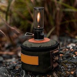 Portable Camping Gas Candle Lamp Light Outdoor Butane Gas Light Tent Lantern for Emergency Fishing Picnic Night Light Gas Lamp