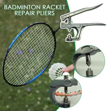 Handheld Badminton Machine Stringing Plier Portable Grommet Eyelet Plier Crimping Plier Badminton Racket Cold Press Plier repair