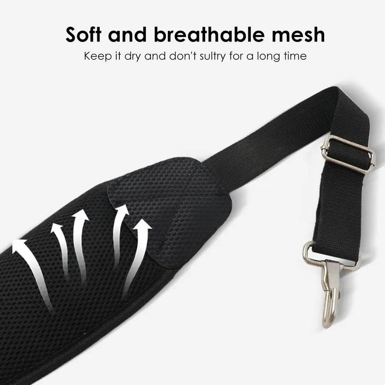 Golf Bag Single Shoulder Strap Adjustable Golf Bag Straps Sturdy Thick Pad Straps Single Padded Adjustable Straps Non-slip