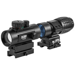 DOCTER 1x40 Red Dot 3x Magnifier Holographic Green Dot Sight  Tactical Red Dot 3x Magnifier Combination Hunting