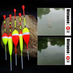 10Pcs Fishing Float Set Buoy Bobber Vertical buoy fish Floats Bobbers fishing Tackle Tools fishing Lure Float Fluctuate