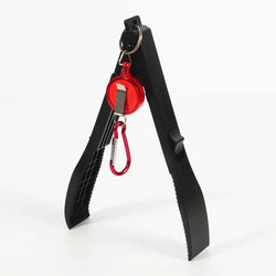 Fish Control Plier Portable Non-slip ABS Fish Clip Catcher Fishing Gear Supplies for Fisherman Comfortable to Handle Fish Clamp